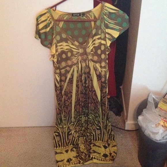 Dressy or casual polyester dress