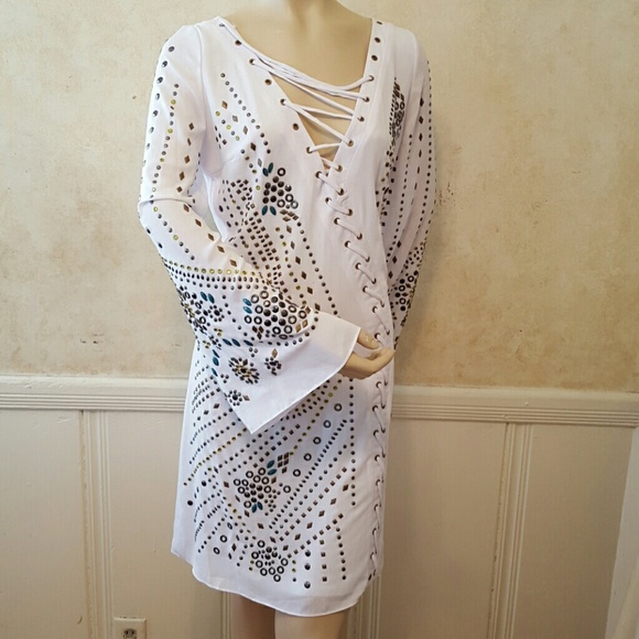 Super chic retro embellished  dress