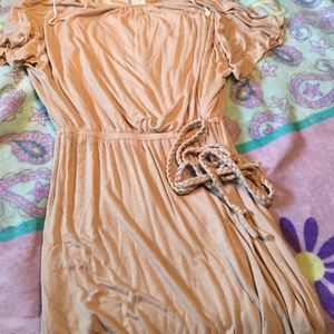 Tan dress