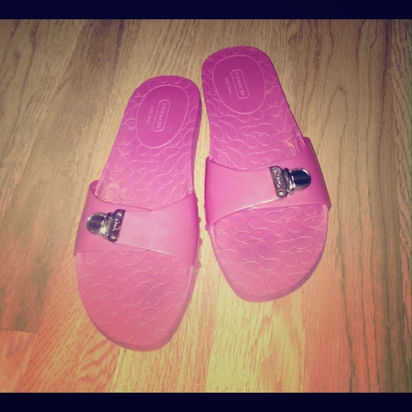 Pretty in pink sandals