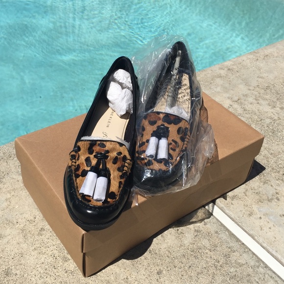 New Anne Klein faux leather loafers