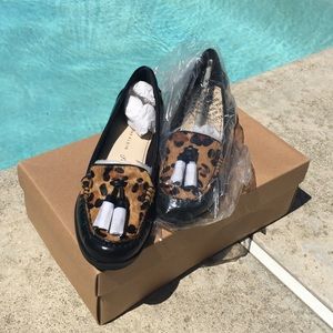 New Anne Klein faux leather loafers