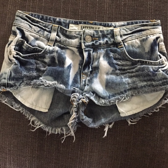 Denim shorts