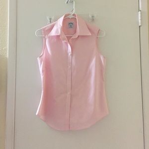 Brooks brothers sleeveless shirt