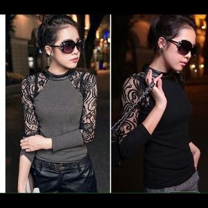 Cute stylish black top