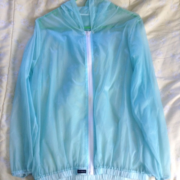 Brandy Melville Jackets & Blazers - Blue Scar Windbreaker