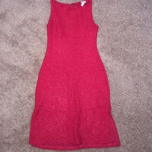 Red cocktail dress