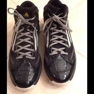 Adidas Basketball Shoes Black Men's Size 9 1/2