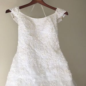 White wedding dress