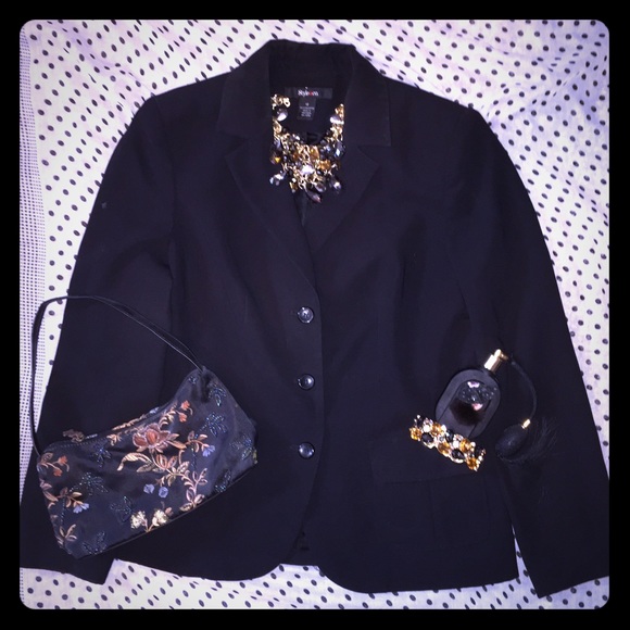Stylish Black Style & Co Blazer