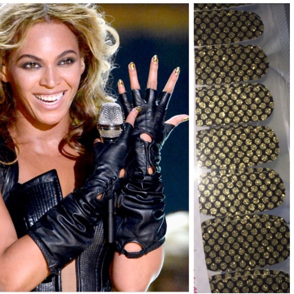 🐝BEYONCE inspired- Set of 3 Nail Appliqués