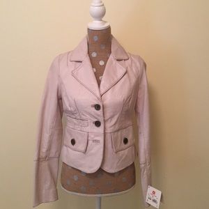 NWT Genuine Leather Jacket