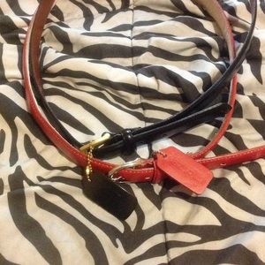 Coach belts buy one get one FREE