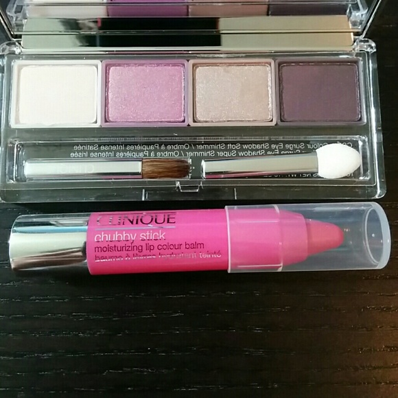 Clinique Eye shadow & Chubby stick lip balm