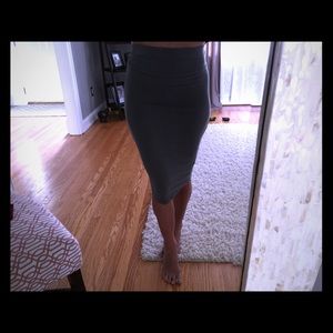 Urban Outfitters - grey high waisted pencil skirt
