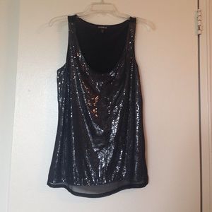 Sequin tank top