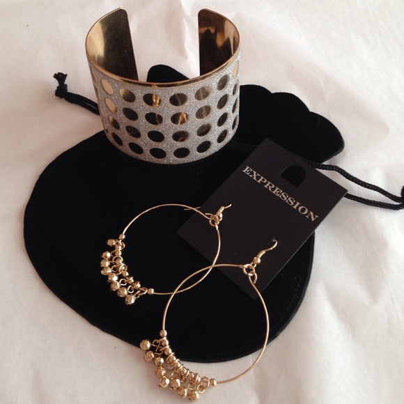 Cuff Bracelet and Earrings -Final price