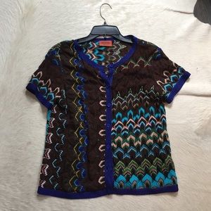 Missoni Short Sleeved Cardigan