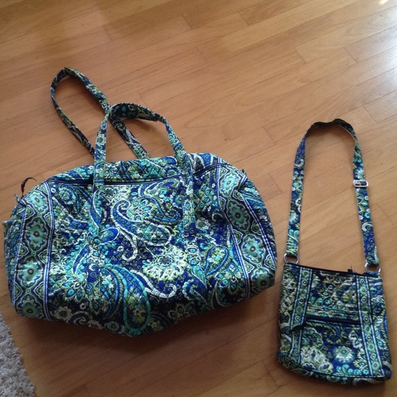 Vera Bradley X-large duffle bag and hipster