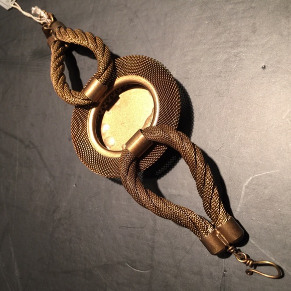 Sarah Cavender Antique Gold metal mesh bracelet - Picture 3 of 4