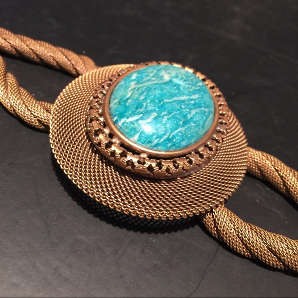 Sarah Cavender Antique Gold metal mesh bracelet - Picture 4 of 4