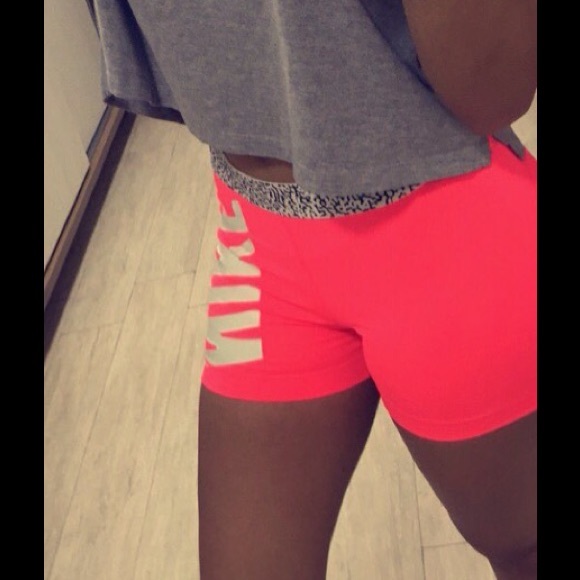 ISO!!!!! Hot pink nike pro compression shorts