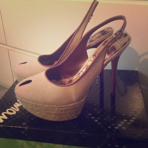 Sam Edelman sling-back heels.