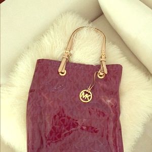 Michael Kors Burgundy Tote