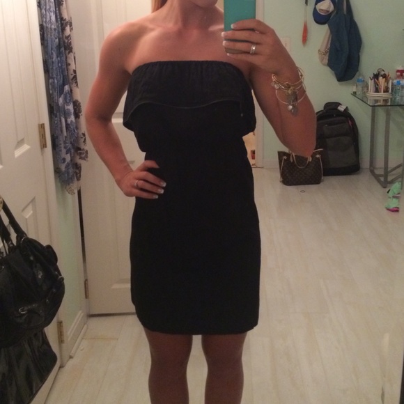 Juicy couture black zipper dress