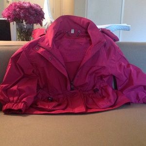 Burberry London Fuchsia Rain Jacket