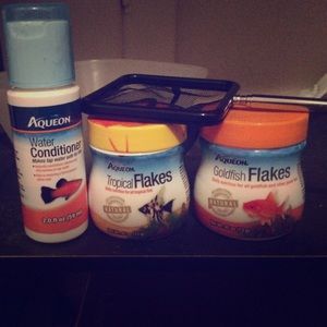 Fish tank , food , etc.