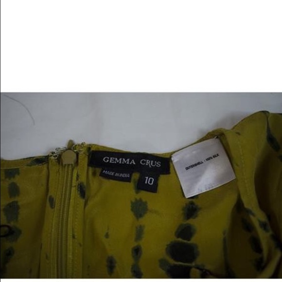Gemma Crus silk tie dye keyhole shift dress - Picture 4 of 4