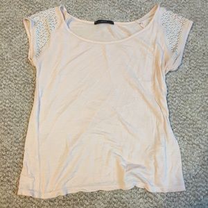 Baby Pink Studded Tee