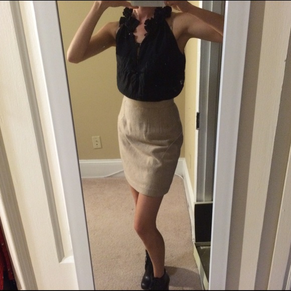 No brand Dresses & Skirts - Wool mini pencil skirt like j. Crew postage stamp