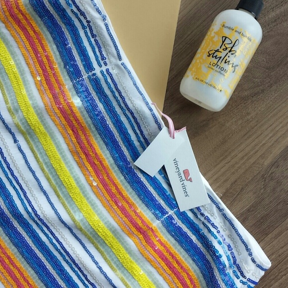 *SOLD* NEW* VINEYARD VINES SEQUIN SKIRT* - Picture 2 of 2