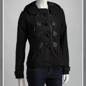 Adorable Fall/winter black toggle coat