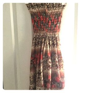 New strapless sun dress