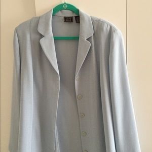 Blazer light blue.