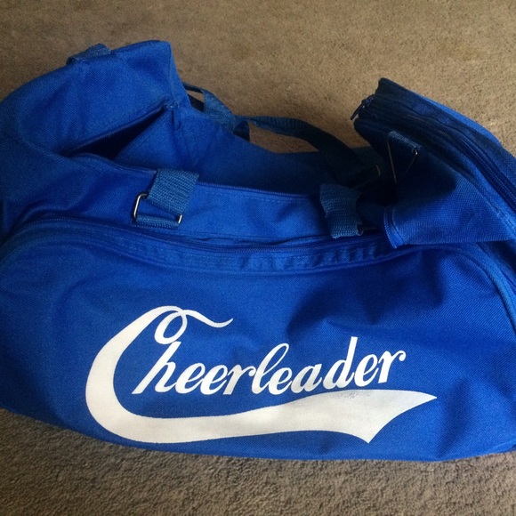Blue cheerleader bag