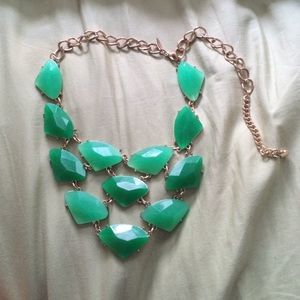 SALE! 🎈Kelly green stone necklace