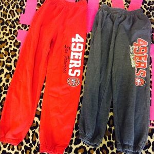 2 49ers Sweatpants