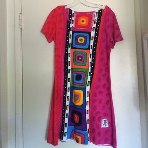 Hand painted local designer dress