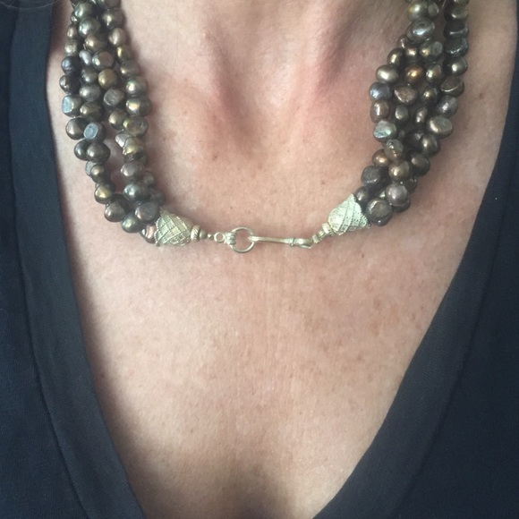 Freshwater pearls 4 strands - Picture 2 of 2