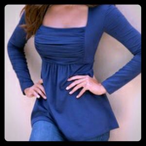 Ruched Square Neck top