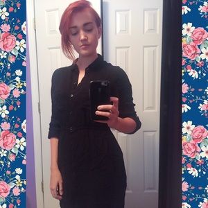 BDG Button Up Shirt Dress