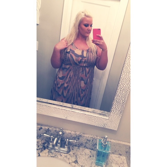 Plus size sun Dress - Picture 3 of 4