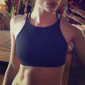 lululemon high-neck yoga bra Sz 6