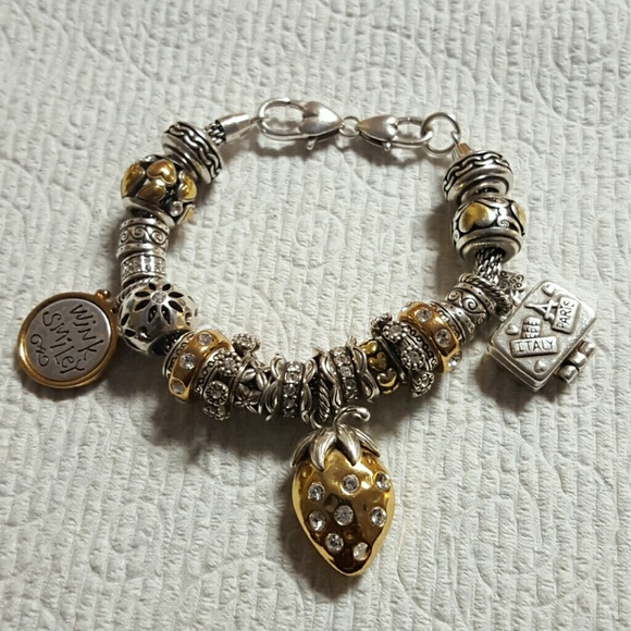 Brighton Two-tone charm bracelet