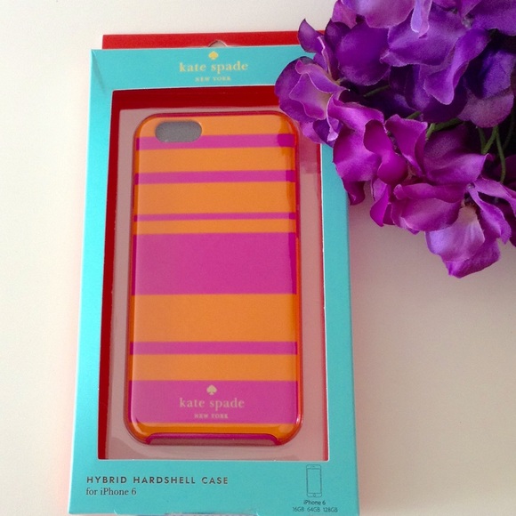 kate spade Accessories - iPhone 6 Perfect Bright Pink and Orange Case