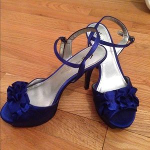 Royal Blue High Heels size 8